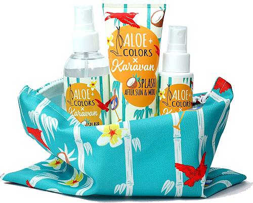 Aloe Plus Colors Karavan Splash Summer Bag Αfter Sun, 150ml & Face Water, 200ml & Hair and Body Mist, 100ml