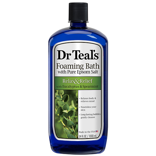 Dr Teal’s Epsom Salt & Foaming Bath Eucalyptus 1000ml