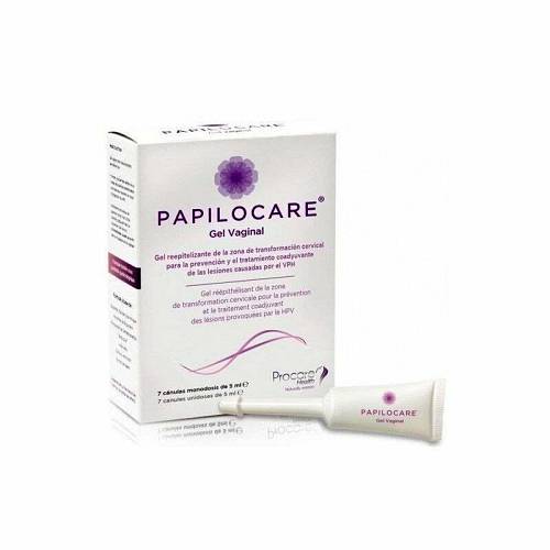 Elpen PapiloCare 7 X 5ml Κολπική Γέλη Για Την Πρόληψη Και Συμπληρωματική Θεραπεία Των Αλλοιώσεων Απο Τον Ιό HPV