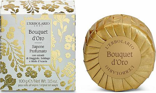 L’Erbolario Bouquet d’Oro, Perfumed Soap, Αρωματικό Σαπούνι 100g