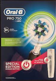 ORAL B PRO 750 CROSS ACTION 3D BLACK SPECIAL EDITION