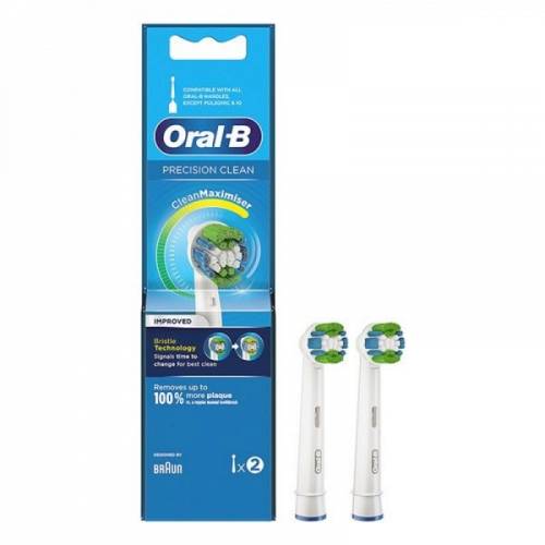 Oral-B Ανταλλακτικές Κεφαλές Precision Clean - 2  τμχ