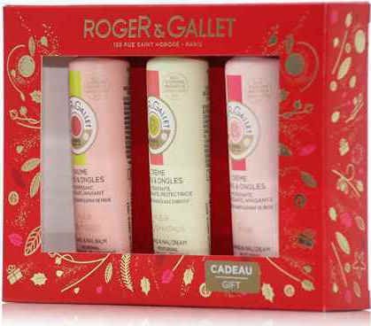 Roger & Gallet Gift Set Κρέμες Χεριών & Νυχιών Fleur De Figuier 30ml & Fleur D'Osmanthus 30ml & Rose 30ml