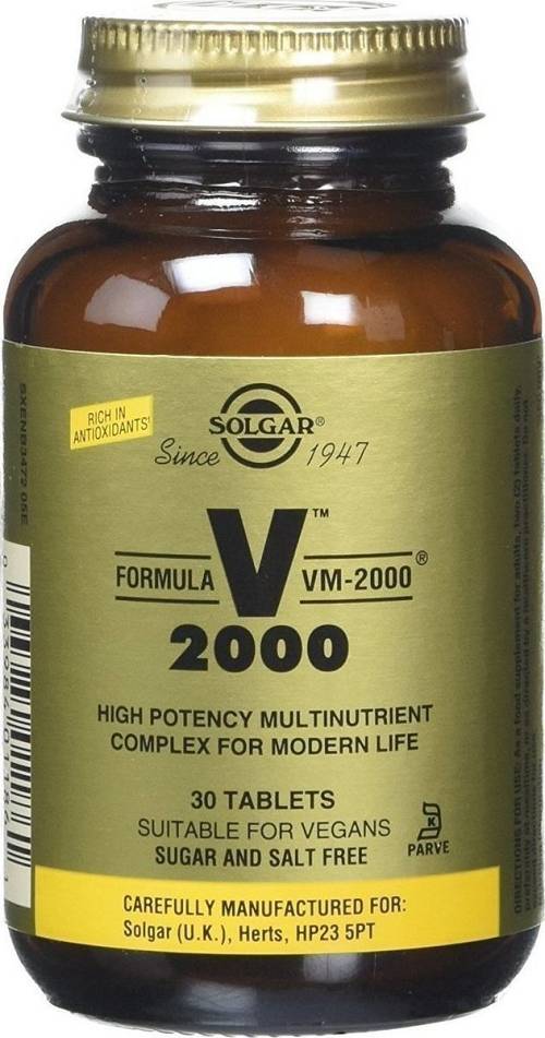 Solgar Formula VM 2000 , 30 tabs