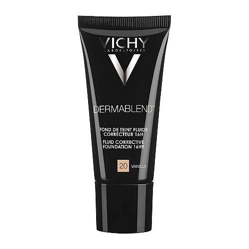 Vichy Dermablend Make Up Fluid No.20 Vanilla Διορθωτικό Fond de Teint Προσώπου με Λεπτόρευστη Υφή, για Όλους τους Τύπους Επιδερμίδας, 30ml