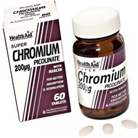 Health Aid Chromium Picolinate 200μg 60s