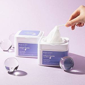 Mary&May - Collagen Peptide Vital Mask - Μάσκα Προσώπου για Αντιγήρανση 30τμχ