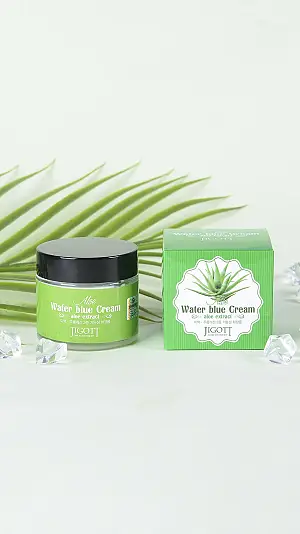 Jigott Aloe Water Blue Cream - Καταπραϋντική κρέμα με εκχύλισμα αλόης - 70ml