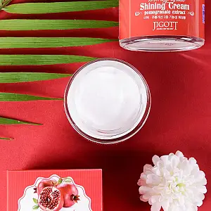 Jigott Pomegrante Shining Cream - Κρέμα λάμψης προσώπου με εκχύλισμα ροδιού - 70ml