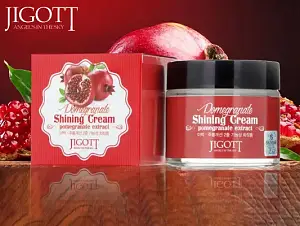 Jigott Pomegrante Shining Cream - Κρέμα λάμψης προσώπου με εκχύλισμα ροδιού - 70ml