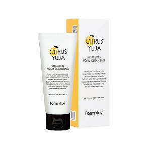 Farmstay Citrus Yuja Vitalizing Foam Cleansing - 100 ml