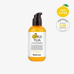 Farmstay Citrus Yuja Vitalizing Serum - Ενυδατικός και προστατευτικός ορός για όλους τους τύπους δέρματος sibling Yuzu - 100ml