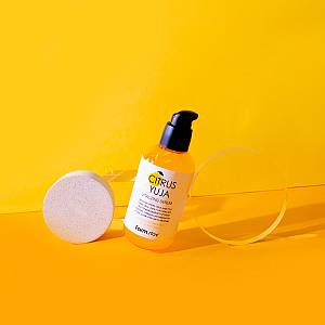 Farmstay Citrus Yuja Vitalizing Serum - Ενυδατικός και προστατευτικός ορός για όλους τους τύπους δέρματος sibling Yuzu - 100ml