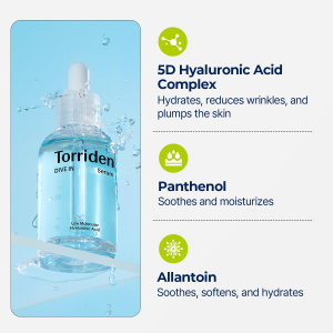 Torriden - Dive-In - Low Molecule Hyaluronic Acid Serum - Ενυδατικός Ορός με Υαλουρονικό Οξύ χαμηλών Μορίων και Κεραμίδια - 50ml