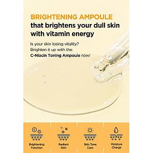 Isntree Toning Ampoule with Vitamin C and Niacinamide - 50ml