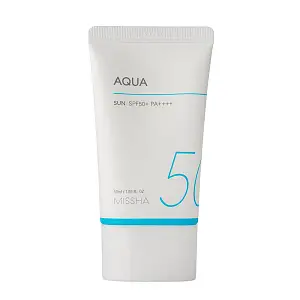 Missha - All-Around Safe Block Aqua Sun SPF50+/PA++++ - Sunscreen Cream - Αντηλιακό Gel Προσώπου SPF50 - 50ml