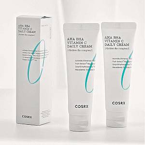 Cosrx Refresh AHA BHA Vitamin C Daily Cream Color Equalizing Κρέμα Προσώπου Καταπραϋντική , Τόνωσης & Ρύθμισης των Δυσχρωμιών - 50gr