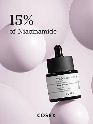COSRX The Niacinamide 15 Serum – Ορός με νιασιναμίδη για καταπολέμηση της ακμής - 20 ml