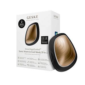 Geske Sonic Warm & Cool Mask 9 in1 Gray Συσκευή-μάσκα με διαφορετικά μήκη LED και διαφορετικές θερμοκρασίες ψύξης-θέρμανσης - 1 τεμάχιο