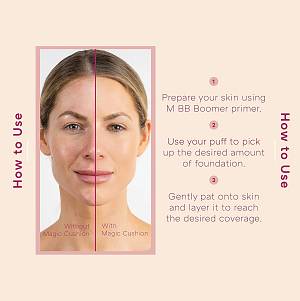Missha Magic Cushion Cover Lasting Foundation SPF50+/PA+++, 21 Light Beige - 15 g