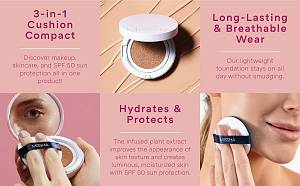 Missha Magic Cushion Cover Lasting Foundation SPF50+/PA+++, 23 Natural Beige - 15 g
