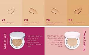 Missha Magic Cushion Cover Lasting Foundation SPF50+/PA+++, 23 Natural Beige - 15 g