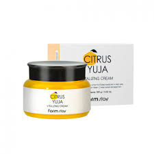 FarmStay Citrus Yuja Vitalizing Cream - Αναζωογονητική κρέμα για πρόσωπο, λαιμό και ντεκολτέ - 100gr