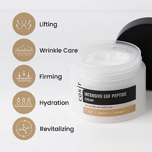 Coxir Intensive Egf Peptide Ενυδατική & Αντιγηραντική Κρέμα Προσώπου - 50ml