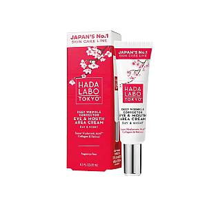 Hada Labo Tokyo Deep Wrinkle Corrector Eye & Mouth Area Cream  - 15ml