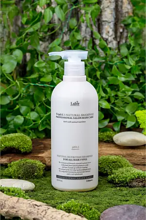 Lador TripleX3 Natural Σαμπουάν Ενυδάτωσης για Όλους τους Τύπους Μαλλιών 530ml