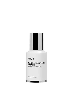 Anua Retinol 0.3% + Niacin Renewing Serum – Ορός με ρετινόλη & νιασιναμίδη για νεανική επιδερμίδα - 30 ml