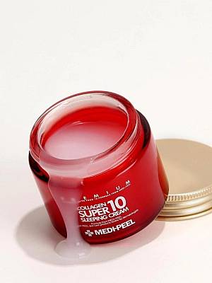 MediPeel Collagen Super 10 Sleeping Cream Κρέμα Νυκτός με Κολλαγόνο για Αντιγήρανση και Σύσφιξη - 70gr