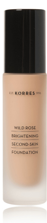 Korres Wild Rose Brightening Foundation SPF15 Άγριο Τριαντάφυλλο WRF3 για Λάμψη & Φυσική Κάλυψη, 30ml
