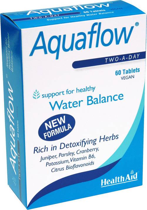 HEALTH AID Aquaflow Συμπλήρωμα Διατροφής Κατά της Κατακράτησης Υγρών 60 Ταμπλέτες
