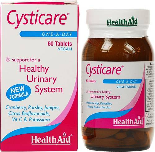Health Aid Cysticare 60 Ταμπλέτες - Συμπλήρωμα Διατροφής Για Την Διατήρηση Ενός Υγιούς Ουροποιητικού Συστήματος