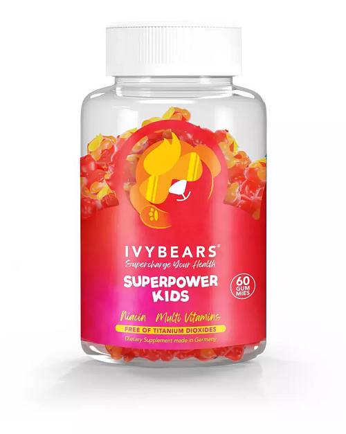 IvyBears Superpower Kids Βιταμίνη για Ενέργεια & το Ανοσοποιητικό 60 ζελεδάκια
