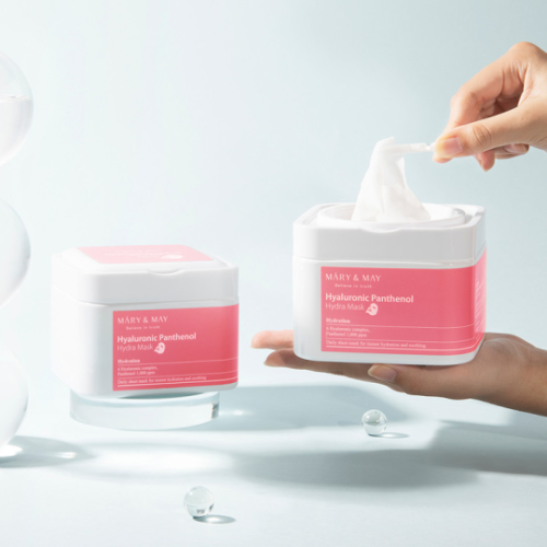 Mary&May - Hyaluronic Panthenol Hydra Mask - Hydrating Face Mask Set - 30pcs.