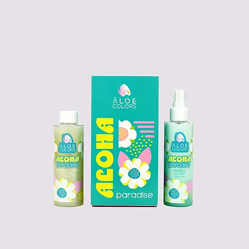 Aloe Colors Promo Aloha Paradise Invisible Oil Mist  - 150 ml & Anti-aging Invisible Dry Oil  - 150 ml