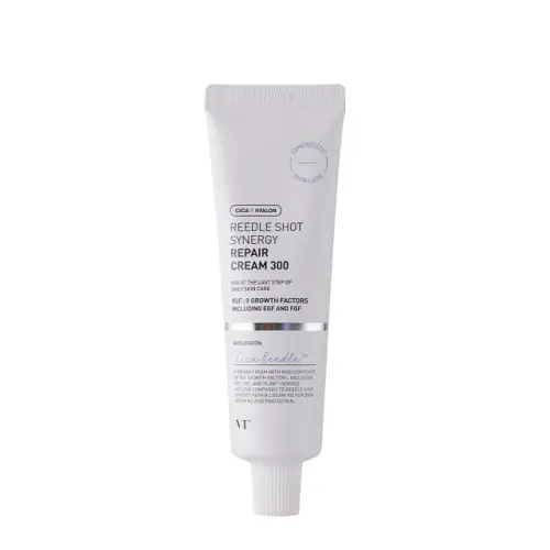 Vt Cosmetics - Reedle Shot Synergy Repair Cream 300 - Regenerating Face Cream With Azulene - 50ml