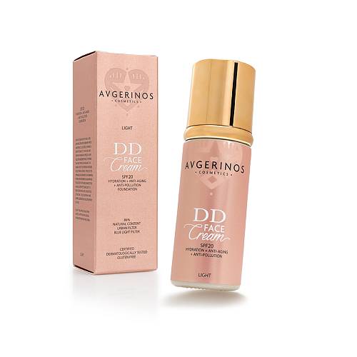 Avgerinos Cosmetics DD Light Κρέμα Προσώπου Ημέρας με SPF20 για Ενυδάτωση & Ατέλειες με Νιασιναμίδη 50ml