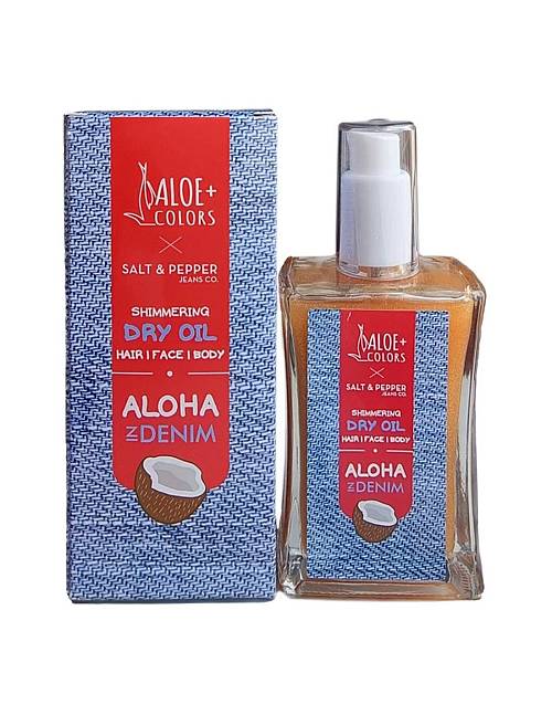 Aloe+Colors Aloha in Denim Shimmering Dry Oil 100ml