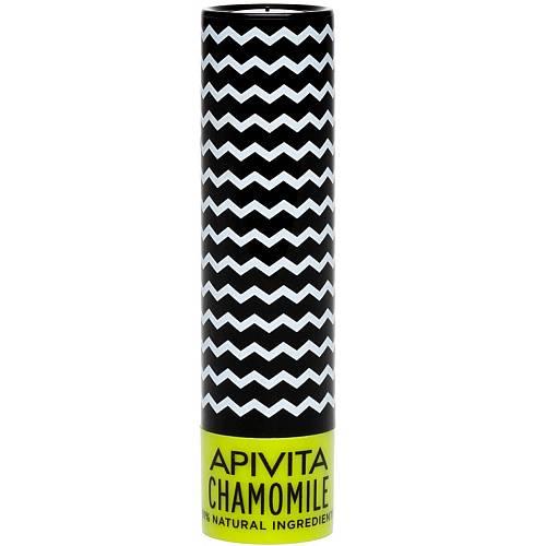 Apivita Chamomile Lip Care SPF15 Balm Χειλιών με Χαμομήλι, 4.4 g