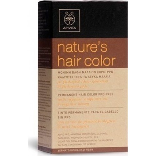 Apivita Nature's Hair Color 3.0 Καστανό Σκούρο
