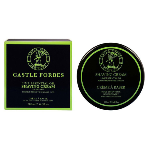 Castle Forbes – Lime Essential Oil Shaving Cream Bowl 200ml (κρέμα σε βάζο)