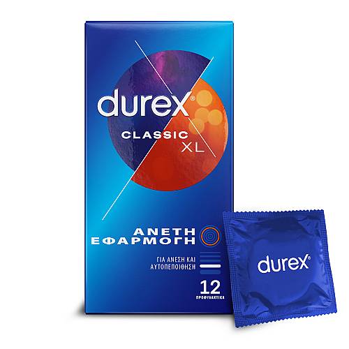 Durex Comfort XL 12τμχ Προφυλακτικά Μεγάλου Μεγέθους