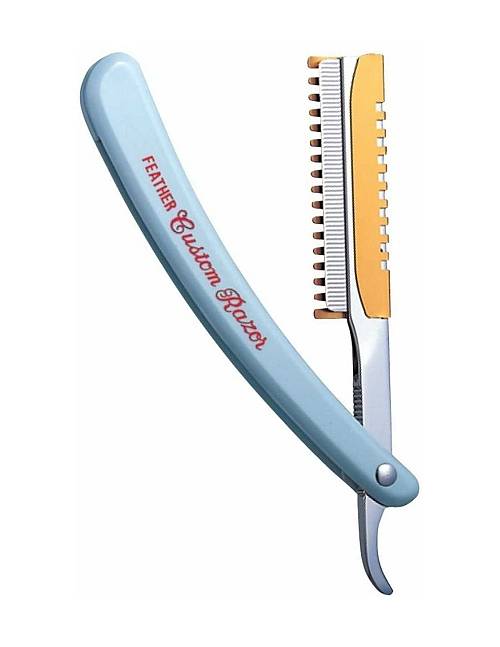 Feather Custom Razor – styling razor (Ξυράφι Feather για τα μαλλιά)