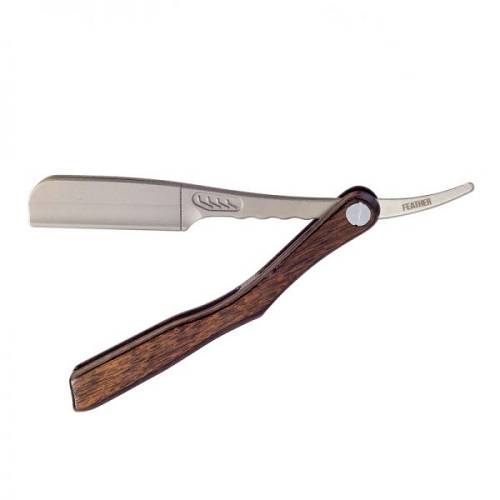 Feather Professional Razor ''Artist Club SS'' Wooden Handle