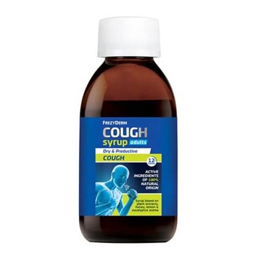 Frezyderm Cough Syrup Adults Σιρόπι για το Βήχα για Ενήλικες με Γεύση Λεμόνι, Ευκάλυπτο & Μέλι, 182gr