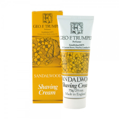 Geo. F. Trumper Sandalwood soft shaving cream tube 75g (κρέμα ξυρίσματος σωληνάριο)