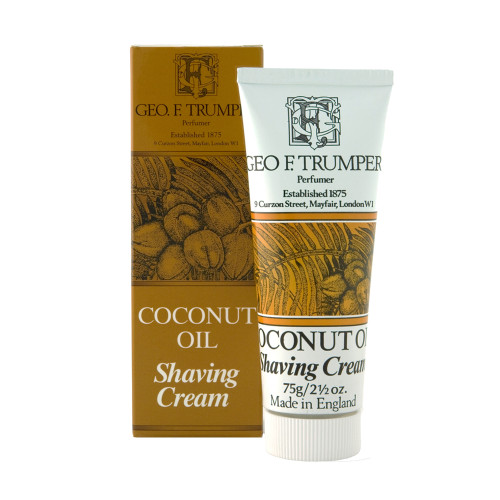 Geo. F. Trumper Coconut Oil soft shaving cream tube 75g (κρέμα ξυρίσματος σωληνάριο)